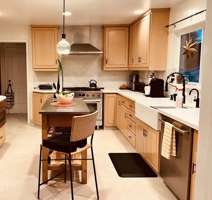 Restored traditional kitchen