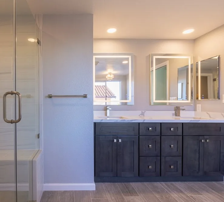 Renovated bathroom